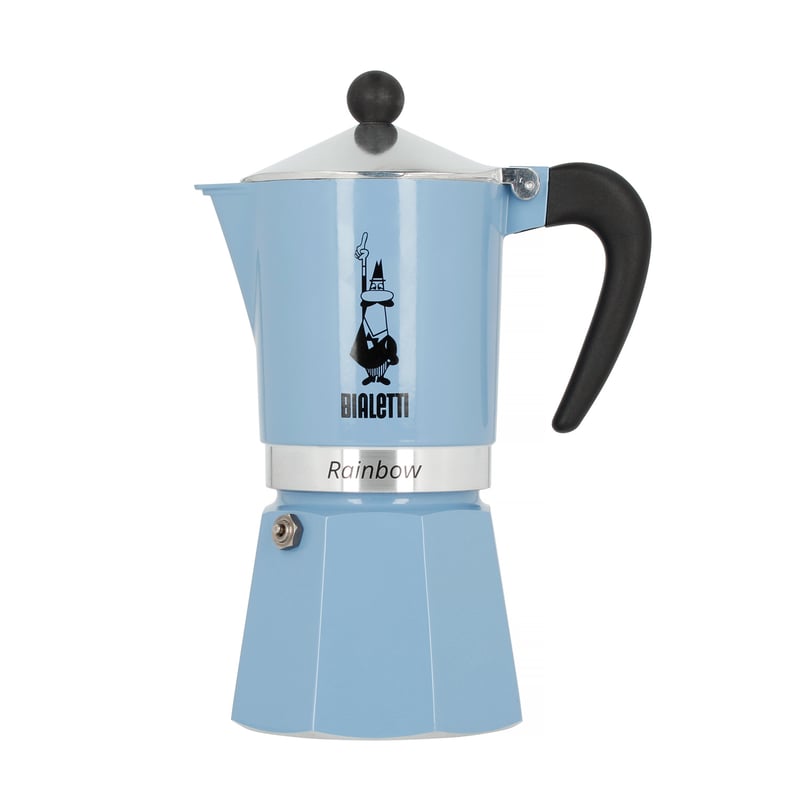 Table basse BIALETTI MOKA RAINBOW, 6tz, Bleu clair