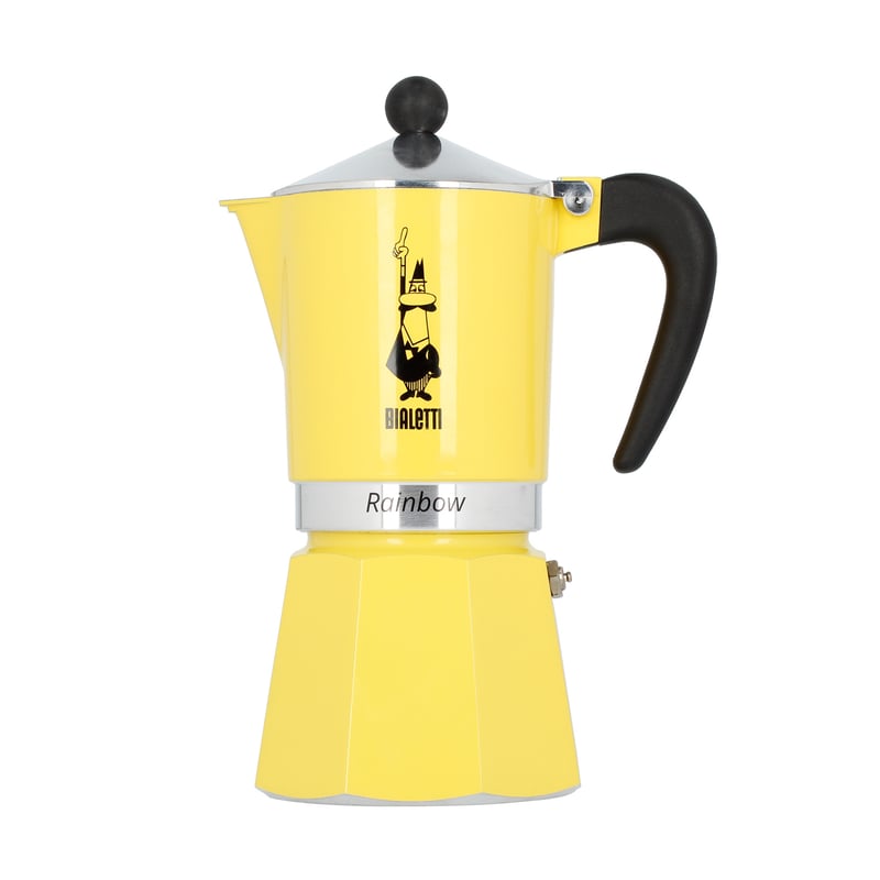 Table basse BIALETTI MOKA RAINBOW, 6tz, Jaune