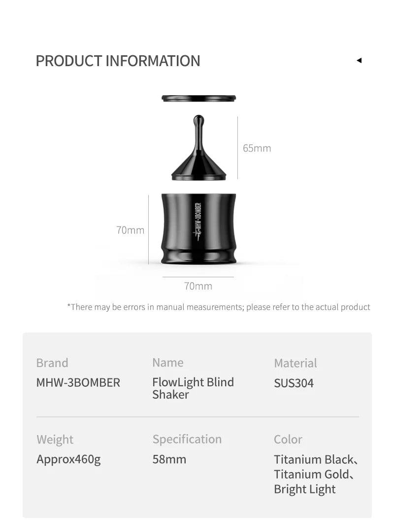 Entonnoir de dosage MHW-3BOMBER Collection Flowlight