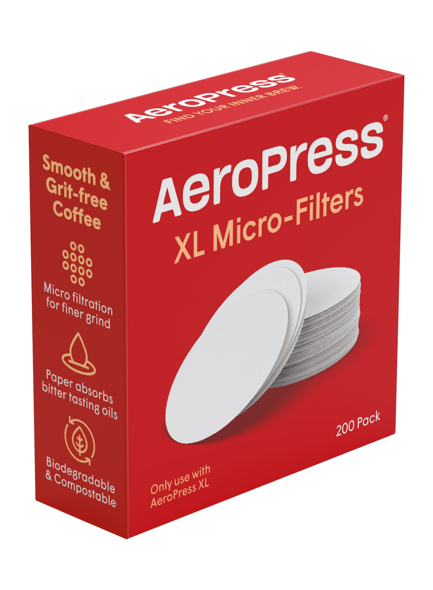 Filtres Aeropress® Micro-Filters XL, 200 pcs
