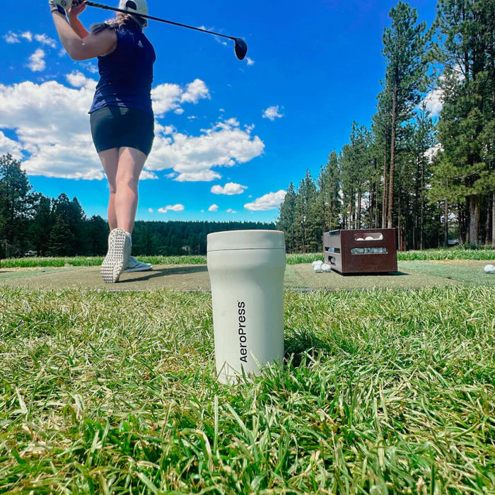 Aeropress Travel Coffee Tumbler - Cream