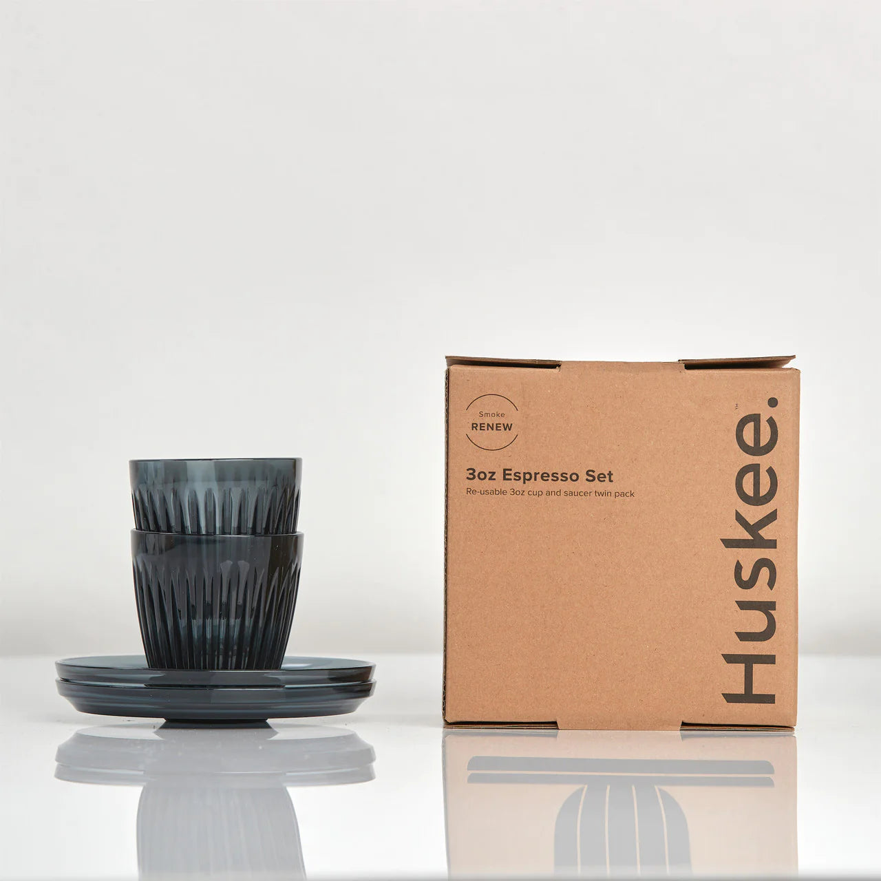 HUSKEE Renew Set Espresso, 3 oz, 2 pièces