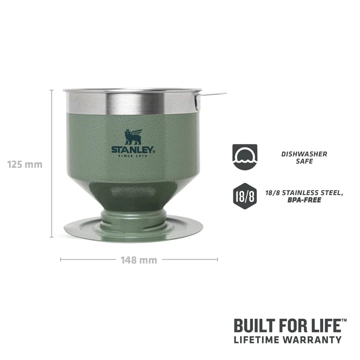 Classic Perfect-Brew Verser sur 0,59 L, vert martelé