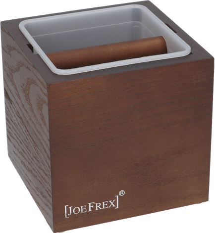 Knockbox-Behälter für Kaffeeinhalt aus Holz JoeFrex