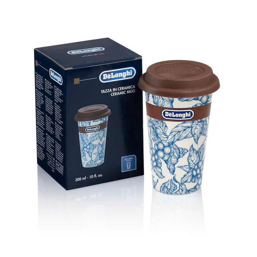 Mug thermos en céramique Delonghi PEINTURE CAFÉ