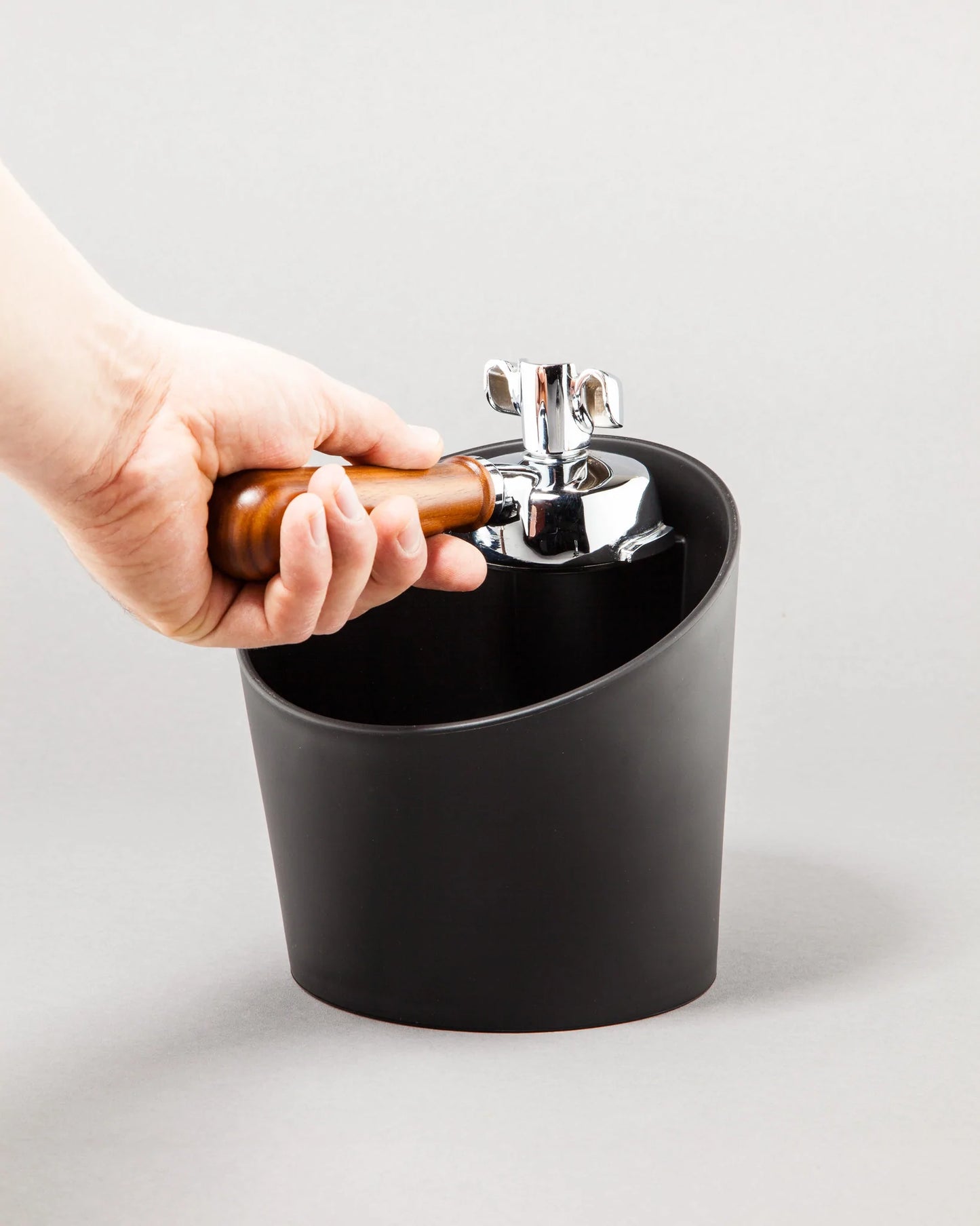 Knockbox, récipient pour le contenu du café