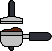 Tamping coffee