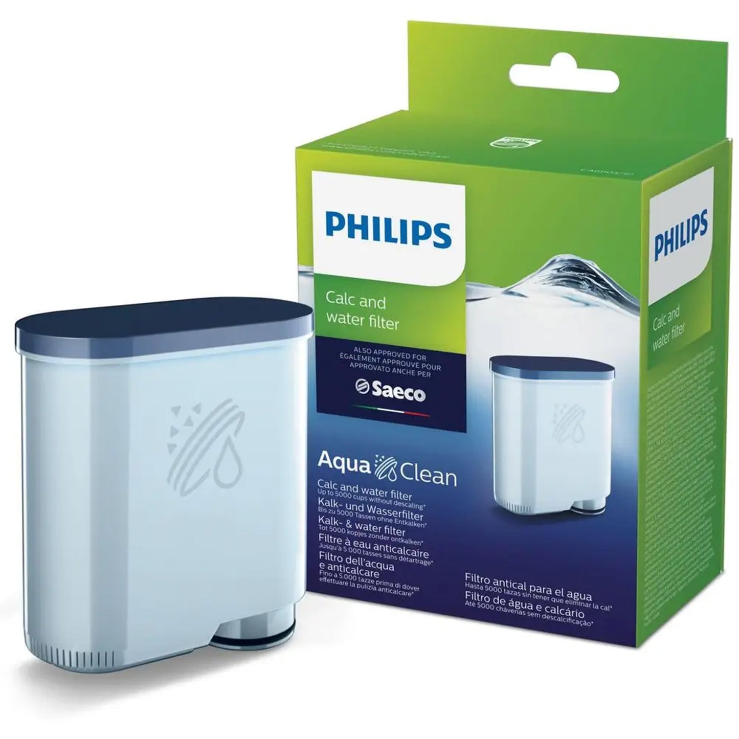 Philips AQUACLEAN, Water filter