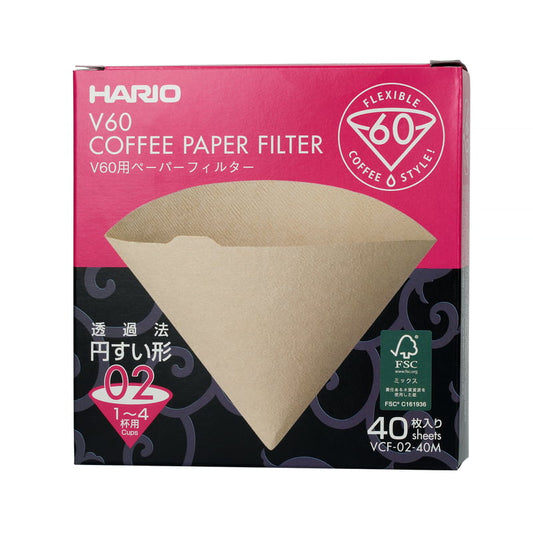HARIO MISARASHI 02, V60 filtri, 40 kos