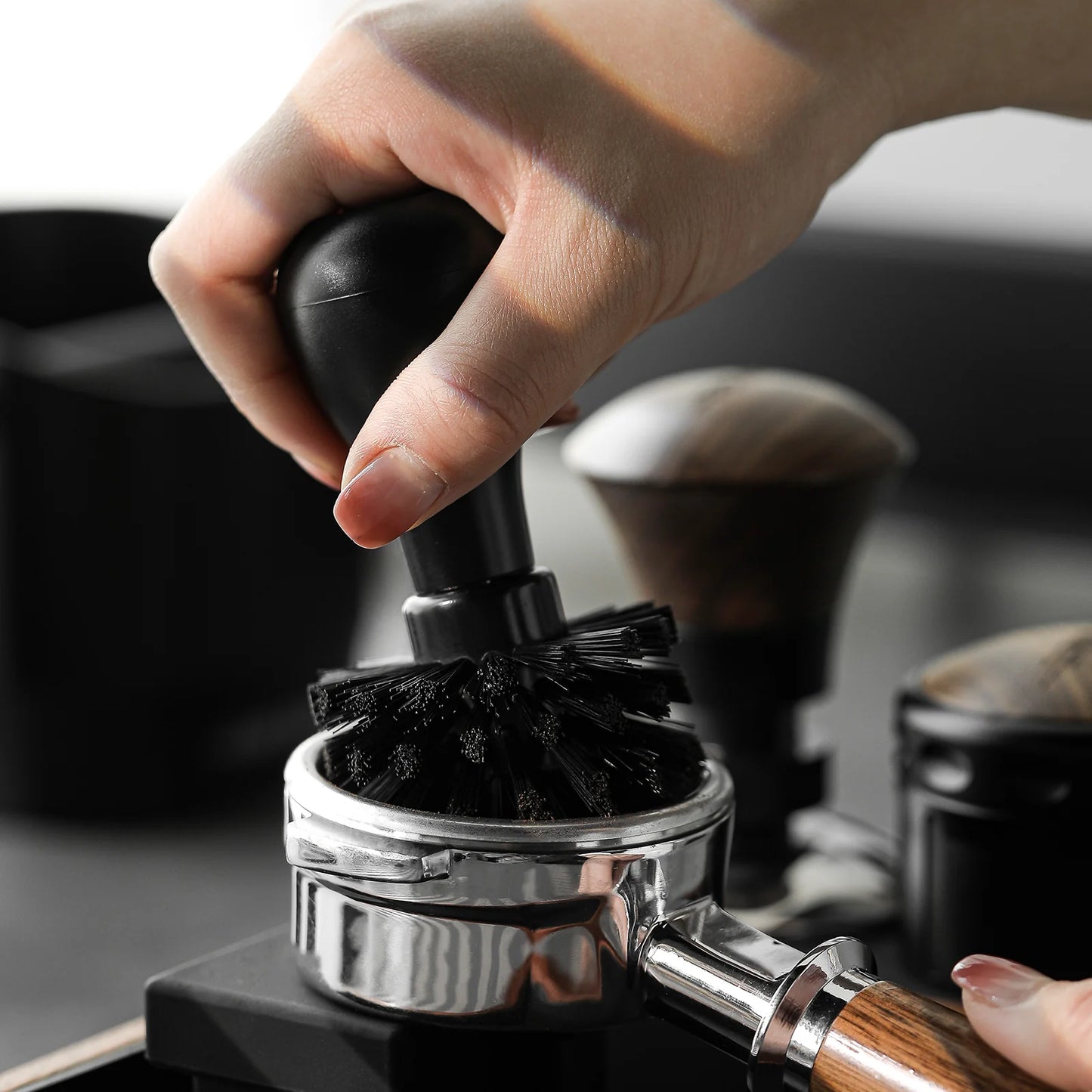 MHW-3BOMBER Coffee Portafilter Cleaning Brush