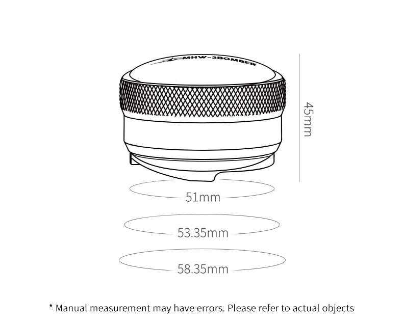 MHW-3BOMBER CD-Texture - Distributeur de café