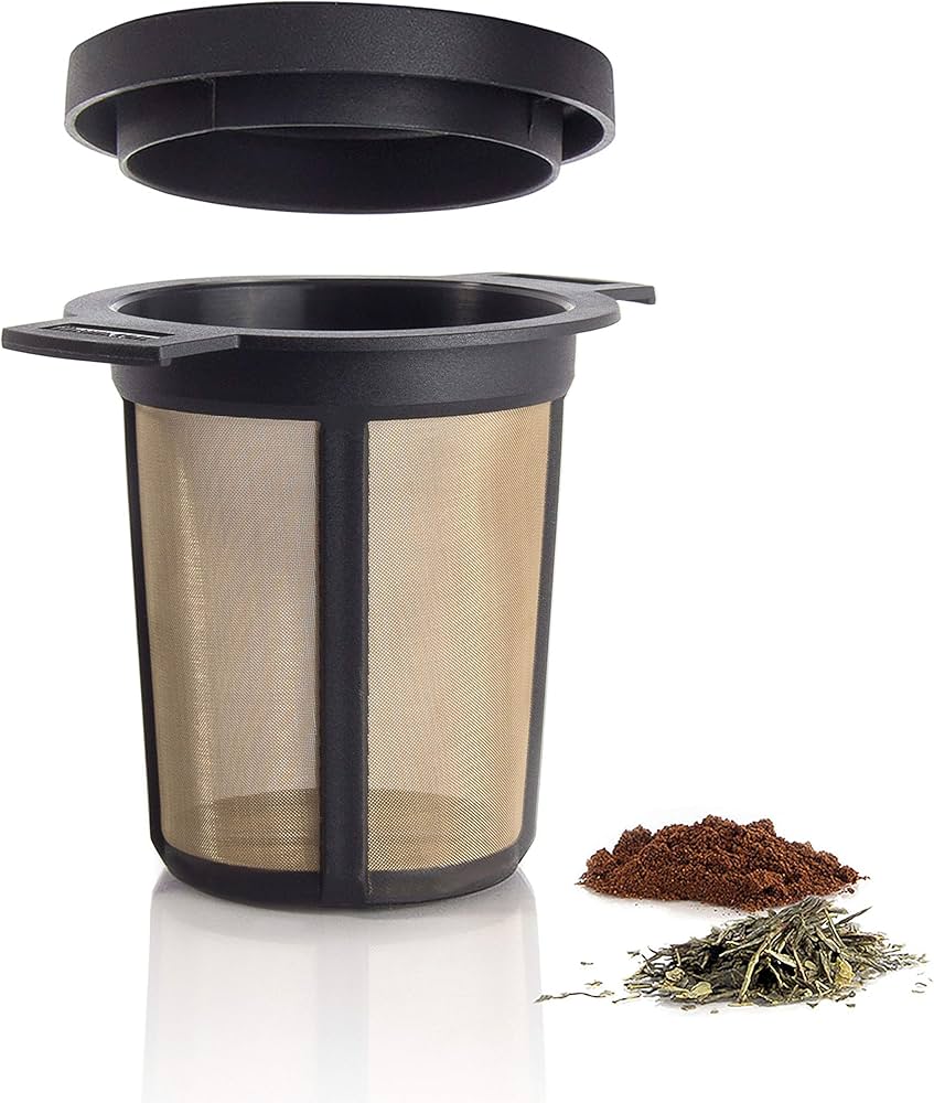 Metal tea filter with lid 6cm