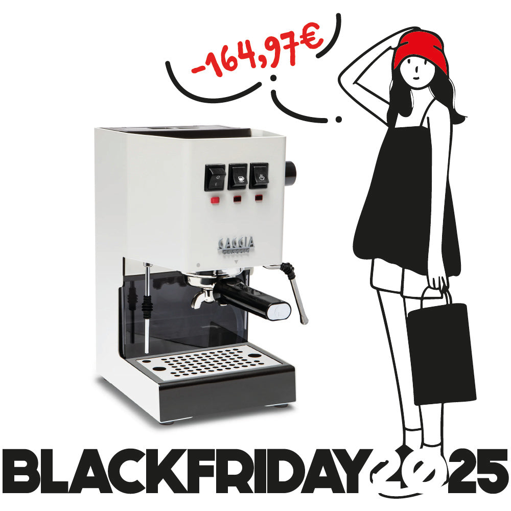 Gaggia CLASSIC E24 Polarweiß – Farbstimmung