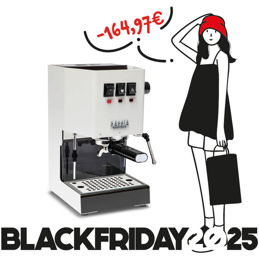BLACK FRIDAY - Gaggia CLASSIC E24 Polar White - Color Vibes
