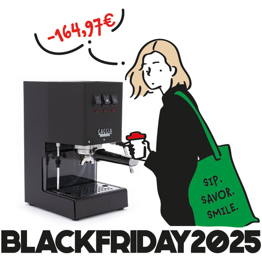 BLACK FRIDAY - Gaggia CLASSIC E24 Thunder Black - Color Vibes