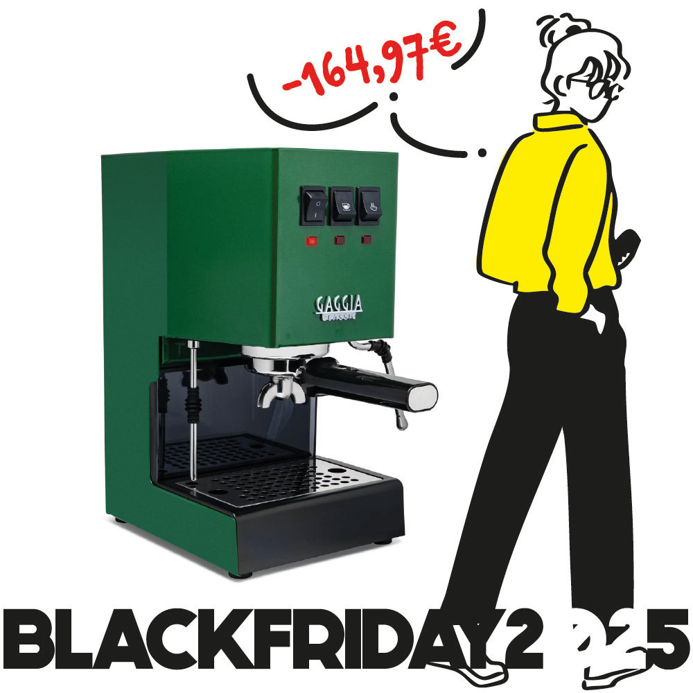 Gaggia CLASSIC E24 Jungle Green – Energy Vibes