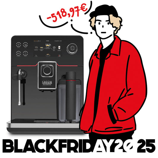 BLACK FRIDAY - Gaggia NEW ACADEMIA GLASS