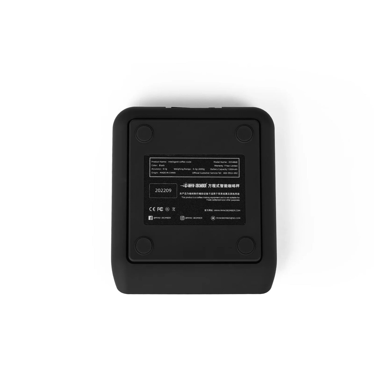 MHW-3BOMBER Formula Smart Coffee Scale