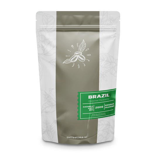 BRAZIL Caramel Peaberry; SREDNJE PRAŽENJE