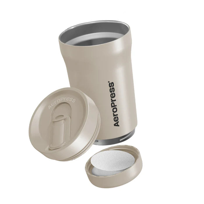 Aeropress Travel Coffee Tumbler - Cream