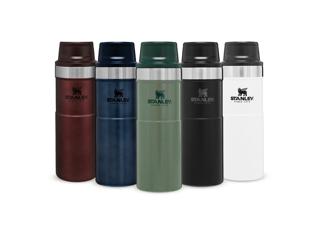 The Trigger Action Travel Mug .47 L, Matte Black Pebble