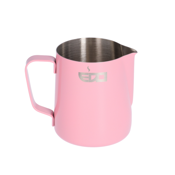 EDO BARISTA MILK FROTHING JUG - PINK 350ml - coffeetime.si